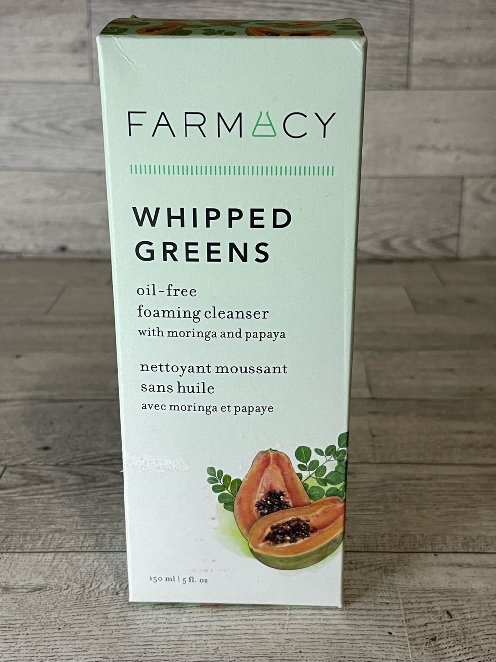 Farmacy Whipped Greens Foaming Cleanser - Mint Green & Papaya Orange